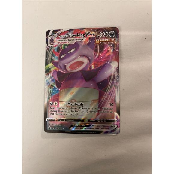 Galarian Slowking VMAX - 100/198 - Pokemon Chilling Reign Ultra Rare Card NM - Picture 4 of 4